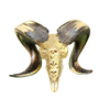 RAM Skull Octopus Carved